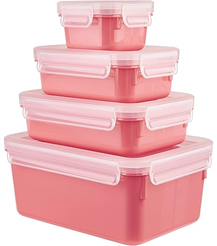 Emsa Prep&Bake 3er Set Kunststoff-Rührschüssel, 1,7 2,75 4,15 L mit