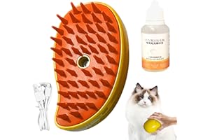 HONHOHA Spazzola A Vapore Per Gatti, Spazzola Per Gatti Steamy 3 In 1, spazzola a vapore autopulente per gatti, spazzola a vapore per massaggi, spazzola multifunzionale per la toelettatura dei gatti