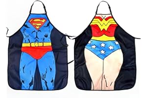 Careign Secret Santa Gifts for Women Men,2pcs Novetly Waterproof Kitchen Aprons,Funny Gifts for Men/Women,Christmas Novelty Presents for Couples on Birthday Anniversary