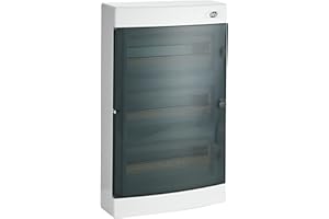 REV Verteilerkasten - Sicherungskasten Aufputz, Verteilerkasten 3-reihig 36TE, 400V, 117x290x485mm, weiß