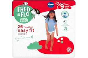 TRIZINGA Fred & Flo Size 9 Nappy Pants 26 Pack for Your Growing Toddlers