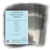MY-SMARTUP 100 x Sleeve Sleeves 140 x 190 mm + Flap for Dragon Ball Z, Radiant, Eyeshield, One Piece, Seven Deadly Sins, Naru