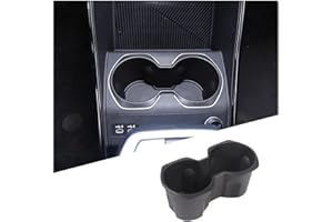 DIYUCAR Scatola portaoggetti per portabottiglie per console centrale per X1 U11 2023-2025, inserto portabicchieri stabile antiurto, pratici accessori per auto in silicone