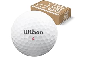Easy Lakeballs 100 Wilson Mix Pelotas DE Golf RECUPERADAS/Lake Balls - Calidad AAA/AA (A/B Grade) - EN Bolsa DE Red