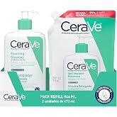 CeraVe Foaming Cleansing Gel &amp; Refill, 32 oz &mdash; Deep cleanses face and body without drying out and helps maintain hydration wi