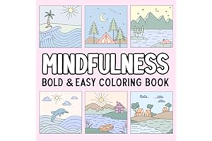 Mindfulness Bold and Easy Coloring Book