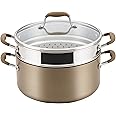 Anolon Advanced Home Hard-Anodized Nonstick Open Stock Cookware (8.5 Qt. Wide Stockpot, Bronze)