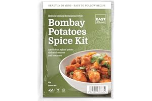East at Home Bombay Potatoes Spice Kit - Authentic Indian Spice Blend with Aromatic and Flavorful Seasonings for Perfect Restaurant-Style Bombay Potatoes at Home, Easy to Prepare (3 pack)