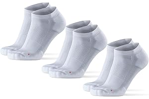 DANISH ENDURANCE Calzini Corti da Corsa, Anti-Vescica, Calze Sportive da Running Estive, per Uomo e Donna, 3 Paia