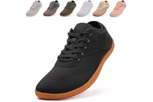 Baofular Wide Barefoot Shoes Mens Womens Minimalist Trail Running Walking Trainers with Zero Drop Sole for Gym Training Weightlifting Cycling Hiking Driving