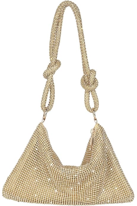 Mini Fruit Design Clutch Boutique De FGG Mini Fruits Rhinestone Clutch Purse - Sparkly Crystal Evening Bag For Weddings, Parties & Special Events Verano Hill Bags