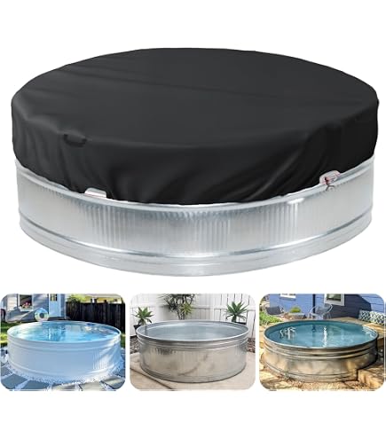 Stocktank-Abdeckung Aus Oxford-Gewebe – 178x163x6 Produktbild-Vorschau 3