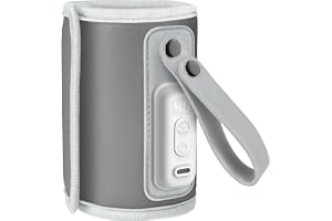 Lionelo Thermup Go Portabel Nappflaskvärmare, USB-C-Laddning & LCD-Display