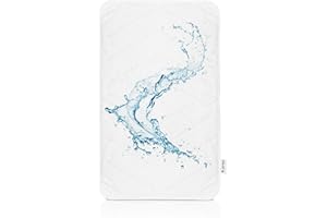 GOYSILA Coprimaterasso Next To Me Cerata Morbido Traversina Impermeabile Carrozzina Culla Antiacaro Anallergico Materasso 82-84x50-52cm