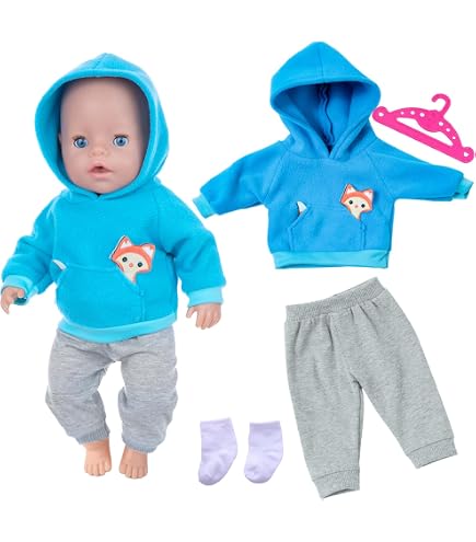 Set 5 Vestiti Per Bambole 35-45 Cm: Tuta Da Dinosauro Verde Con Cappello E Accessori