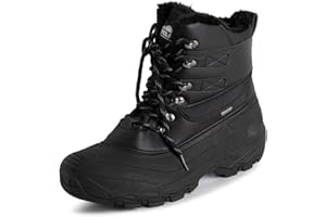 Polar Męska wodoodporna podeszwa zewnętrzna głęboki bieżnik w pełni pokryte sztucznym futrem zimowe trwałe śniegowce