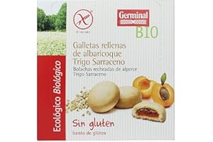 Germinal Galletas BIO de Trigo Sarraceno Rellenas de Albaricoque, sin Gluten - 200g