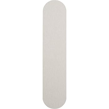Plaque De Porte En Acier Inoxydable 'Salle à Langer' - Diamètre 75 Mm - Adhésif - Finition Brossée Noir