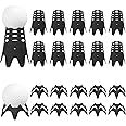 20pcs Golf Tees, Outdoor Indoor Plastic Golf Simulator Tees Practice Training Golf Mat Tees for Home Outside Sports-Lover Athletes (10 Tall & 10 Small, Black)