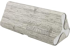 ACTIVESOL Custodia per occhiali "ombreggibox" | Custodia rigida per occhiali e occhiali da sole | Triangolo con chiusura magnetica | morbida con superficie strutturata