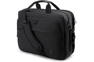 bagsmart Sacoche pour ordinateur portable de 17,3 ", extensible, pour homme et femme, sac à bandoulière pour ordinateur portable, sac de travail, voyage d'affaires, bureau, verrouillable