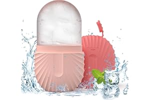 GLAUSTALOS Rullo di ghiaccio facciale, Ice Roller, Eye Ice Massage Bellezza del viso Cura della pelle per Restringe i pori, antirughe, riduce il gonfiore, migliora l'elasticità della pelle (Conchiglie Rosa)