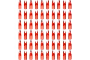 PATIKIL Archery Arrows Nocks Plastic Glue on Arrow Nock Replacement for Hunting Arrows Compound Bow Recurve Bow