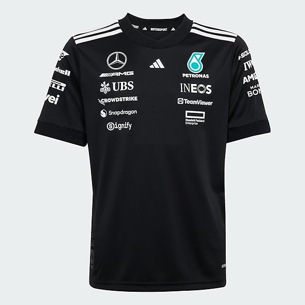 HUGO BOSS Mercedes AMG Petronas ポロシャツ Men's 2026 Team Polo Shirt - Black | Mercedes-AMG Petronas F1