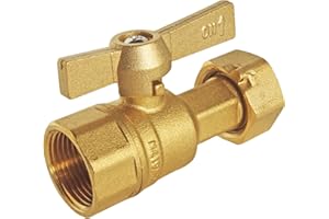 SOMATHERM FOR YOU- llave de paso directamente al mostrador - Mujer 20/27 / 20/27 prisionero de salida tuerca