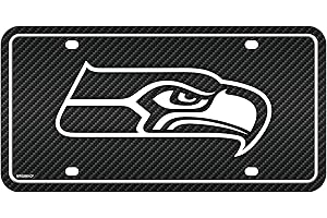 Rico Industries NFL Karbonfaser-Metallanhänger, Metall, 21,6 x 27,9 cm, ideal für LKW, Auto, SUV