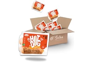 ‎YULKA YULKA Glutenfrei | Hot-Dog Brötchen 6erPack | Glutenfreie Brötchen und Backwaren | Laktosenfrei Weizenmehlfrei (Vorteilspack HotDog 6 x (130g: 2x65g))