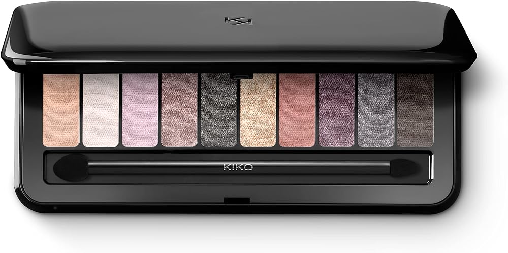 Kiko Milano KIKO Milano Soft Eyeshadow Palet 01 | 10 çok kaplamalı göz farı: İnci, mat ve metalik