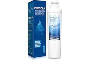 PERCOLA Filtre à eau MIWF6200, compatible avec les modèles de réfrigérateur Sharp® SJWF200, SJG2254FS, Thor Kitchen® WF200, Zline® MIWFT2100, Midea® MRS26D5AST, MF-2008-R2, Zline® RFM-W-36 (blanc)