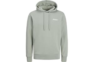 JACK & JONES Sweat à Capuche Homme avec Cordon et Logo brodé.