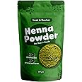 Leaf & Nectar Natural Henna Powder for Hair Color & Growth | 100% Pure & Organic Mehendi for Healthy, Shiny Hair (180g)