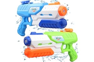 ANZMTOSN Large Water Guns Toy Set 2 Pack For Kids Adults, Cool Water Pistol Squirt For Beach Outdoor Swimimng Pool, 1200 CC Water Blaster For Boy Girl Pool Party Favors Supplies