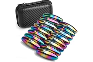 ANZMTOSN Magnetic Rings Fidget Finger Desk Magnet Toy Bracelet Ring Decompression Toy Magical Ring Props Tools Stress Relief, Magic Unzip Finger Game Finger Figit Toy, Magnet Ferrite Putty