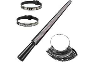Peevisap Ringgrößenmesser,Ringgrössenmesser,Ring Messer Finger,Ring Sizer,Ringmaßband,Ringgrössenmesser Deutsche Größen,Ringschablone zum Messen von Ringdurchmessern, Größenstandard EU, UK, USA