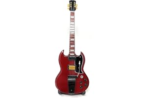 ASIA DESIGN Miniatur Gitarre Deko Gitarre Guitar Gibson SG 25x8 cm Rot #203