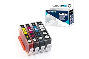 LCL Kompatybilny wkład atramentowy 655 655XL (1Czarny 2Cyjan 1Magenta 1Żółty) zamiennik do HP Deskjet Ink Advantage 3525 4615 4625 5525 6520 6525