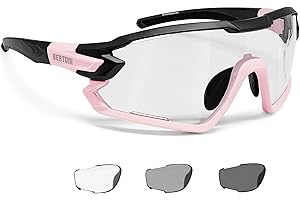 Bertoni Occhiali Ciclismo Running MTB Sci Padel Tennis Sport Polarizzati Fotocromatici MOD. Quasar