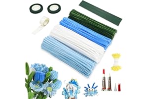 Cure-Pipe pour Fleurs, Gloryit 400 Pièces Cure Pipe, Cure-pipe Bouquet l'artisanat, Adapté aux Fournitures de Bouquet de Fleurs et de Décoration DIY