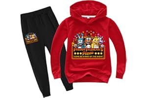 Xinchangda Fnaf bluza z kapturem spodnie zestaw unisex dzieci dorośli anime cosplay kostium FNAF bluzy sweter sweter sport