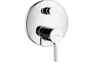 hansgrohe Metris S Jednouchwytowa bateria wannowa, montaż podtynkowy, element zewnętrzny chrom, 31465000