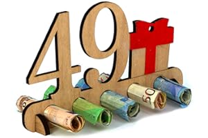 Giftota - 49° compleanno regalo in legno - regalo per il 49° compleanno - compleanno anniversario - regali in legno - regali per amici, familiari