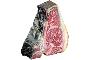 ‎METZGEREI DER LUDWIG T-Bone-Steak (700g) - Dry Aged, großes Steak mit Roastbeef- & kleinem Filetanteil, zum Grillen oder Kurzbraten - herzhaft , ausgereift & aromatisch