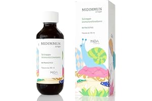 MIDA FARMA MIDIMMUN Sciroppo |Echinacea per Difese Immunitarie di Bambini e Adulti | Arricchito con Uncaria, L- Arginina e Resveratrolo | Immunostimolante da 200ml