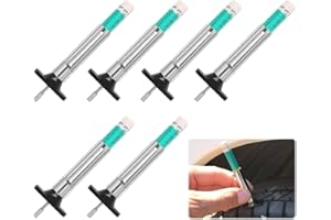 VAGAW Tyre Tread Depth Gauge UK, 6PCS Tyre Tread Depth Gauge, Accurate Measurement Instrument, Tyre Depth Gauge, Durable Design for Car Safety, Suitable for Drivers and Auto Enthusiasts