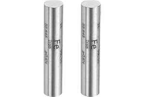 PATIKIL 2Pcs Iron Stick, 0.4x2" Fe Density Stick High Density Element Rod Unique Metal Round Periodic Table of Elements Collections Lab Experiment Teacher Scientific Classes