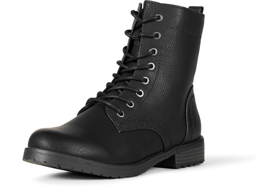 Amazon Essentials Women's Lace-Up Combat Boots